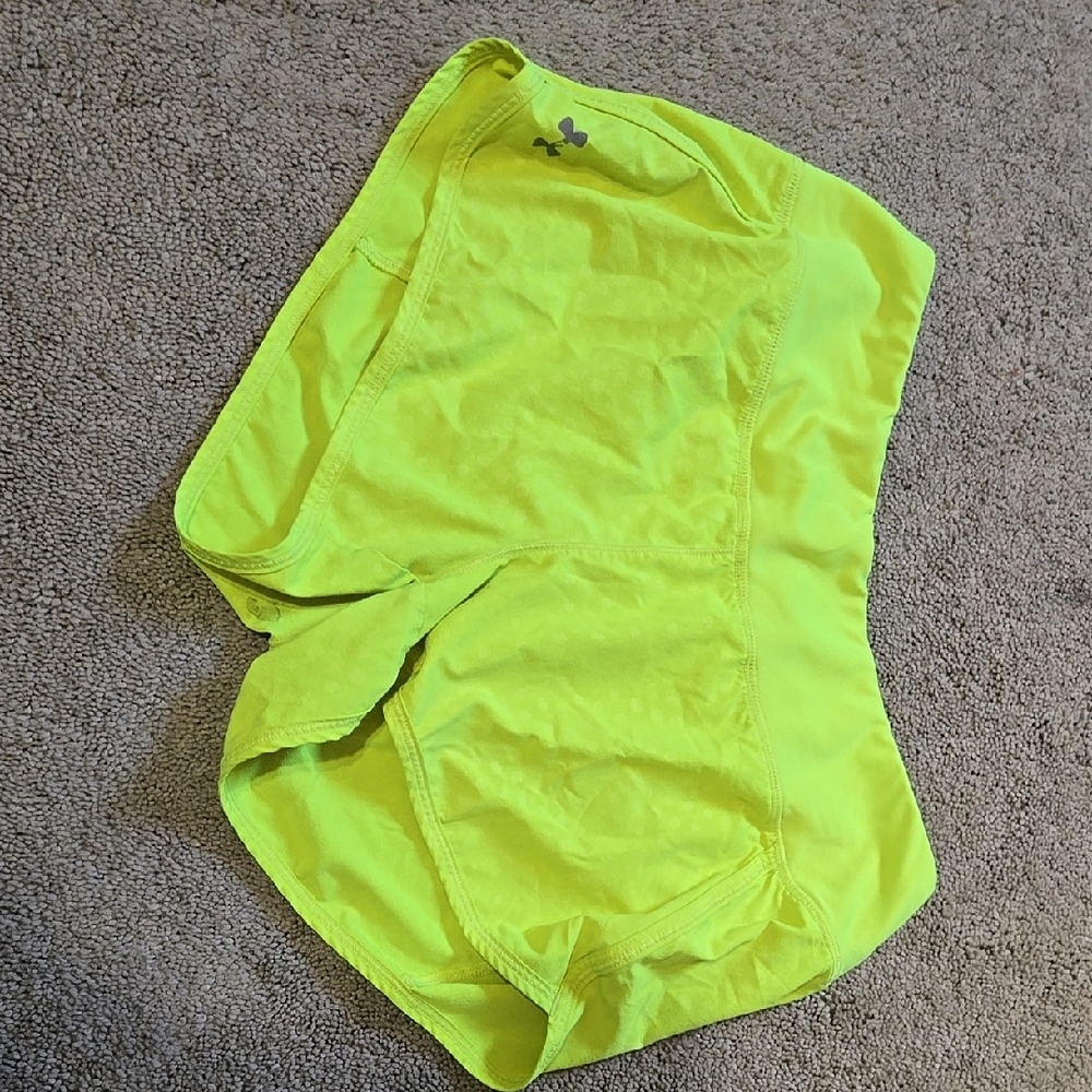 Neon Yellow Athletic Shorts